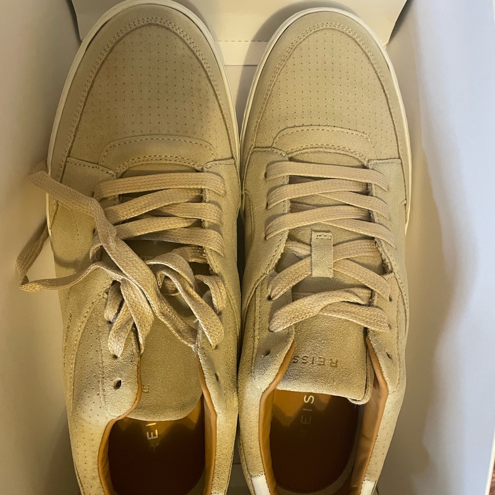 Reiss Ivory suede shoes size 43 Men